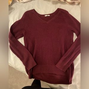 High v neck gap sweater